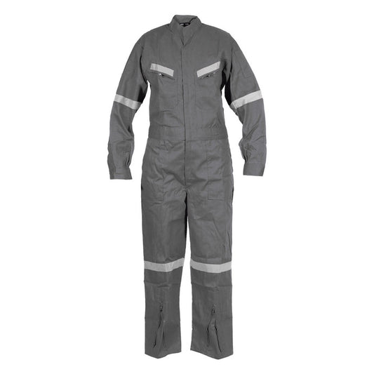 BUZO POPLIN PIL GRIS C/CTA REFL T/XXL