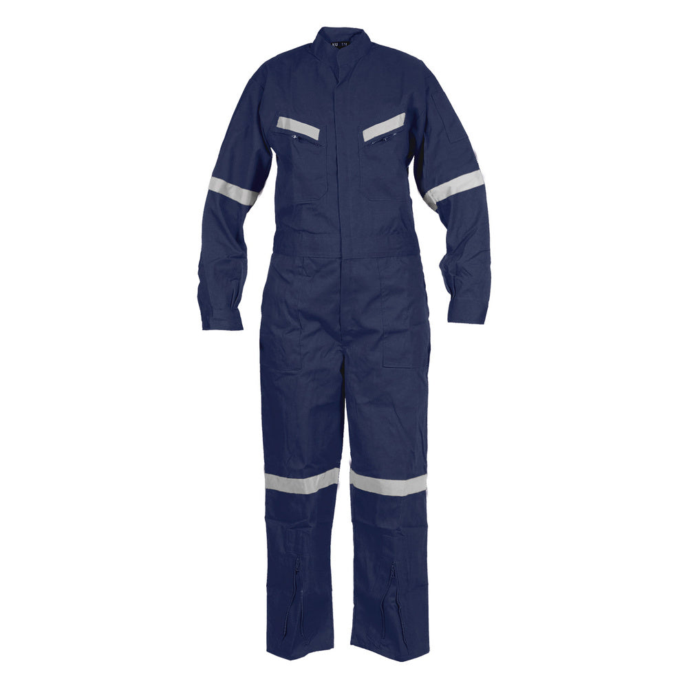 BUZO POPLIN PIL AZUL C/CTA REFL T/XXL