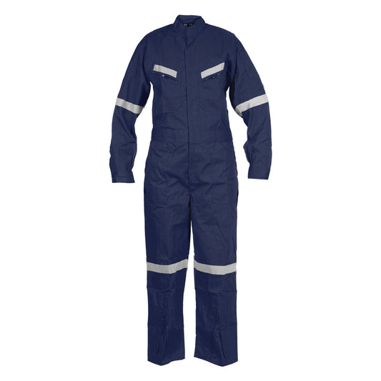 BUZO POPLIN PIL AZUL C/CTA REFL T/XXL