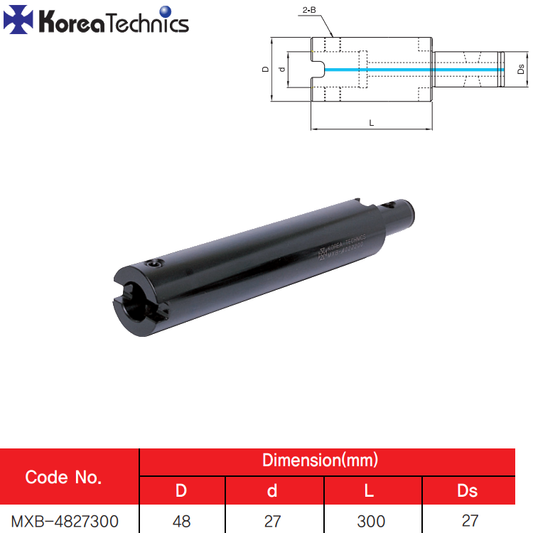 T.EXTENSION MXB-4827300 Ø48MM L300MM T27