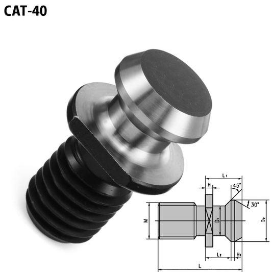 Tirador Cat40 45° Zz-00402 Lda-40