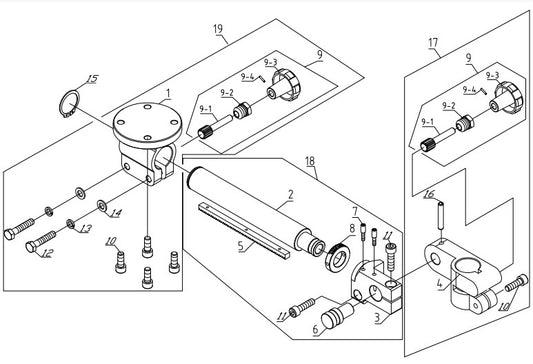 SOPORTE TORCHA SK40. 5-0