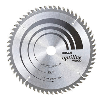 Bosch, 2608640854. Disco S. Circ 71/4 60T B20-16 Optiline