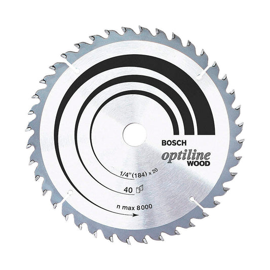 DISCO SIERRA CIRCULAR PARA MADERA DE 71/4 PULGADAS 16 DIENTES MODELO OPTLINE