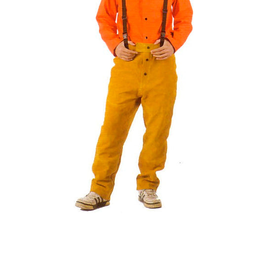 Pantalon Soldador Xl Amarillo
