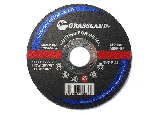 DISCO DE CORTE 4 1/2X1/25------115X1.0MM  FAC1151022