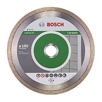 DISCO DIAMANTADO CONTINUO Y LISO DE 7 PULGADAS PARA CERÁMICA  BOSCH    260860220