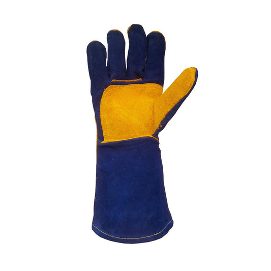 Guante Soldador Azul Kevlar Con Doble Refuerzo Zag-26