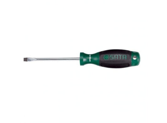 Sata Gl61008Sm. Destornillador Recto /Pala (Mango Ergonomico Soft)   5X 200Mm