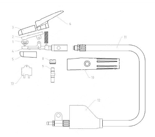 Torchador K3 (2Mts)  600A (Maxwelding)