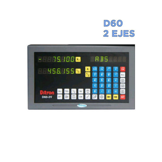 Visualizador De Cotas Digital D60 Para 2 Ejes Multifuncinal (40-135-905)